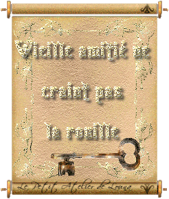Vieille amitié ne craind pas............